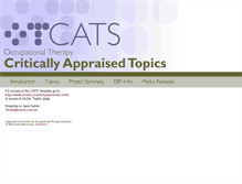 Tablet Screenshot of otcats.com